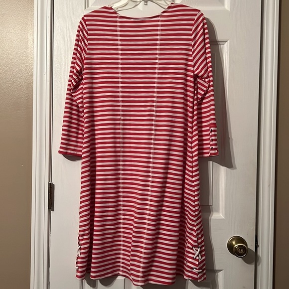 Striped Simply Noelle dress - Red and White Size XS - Picture 4 of 5